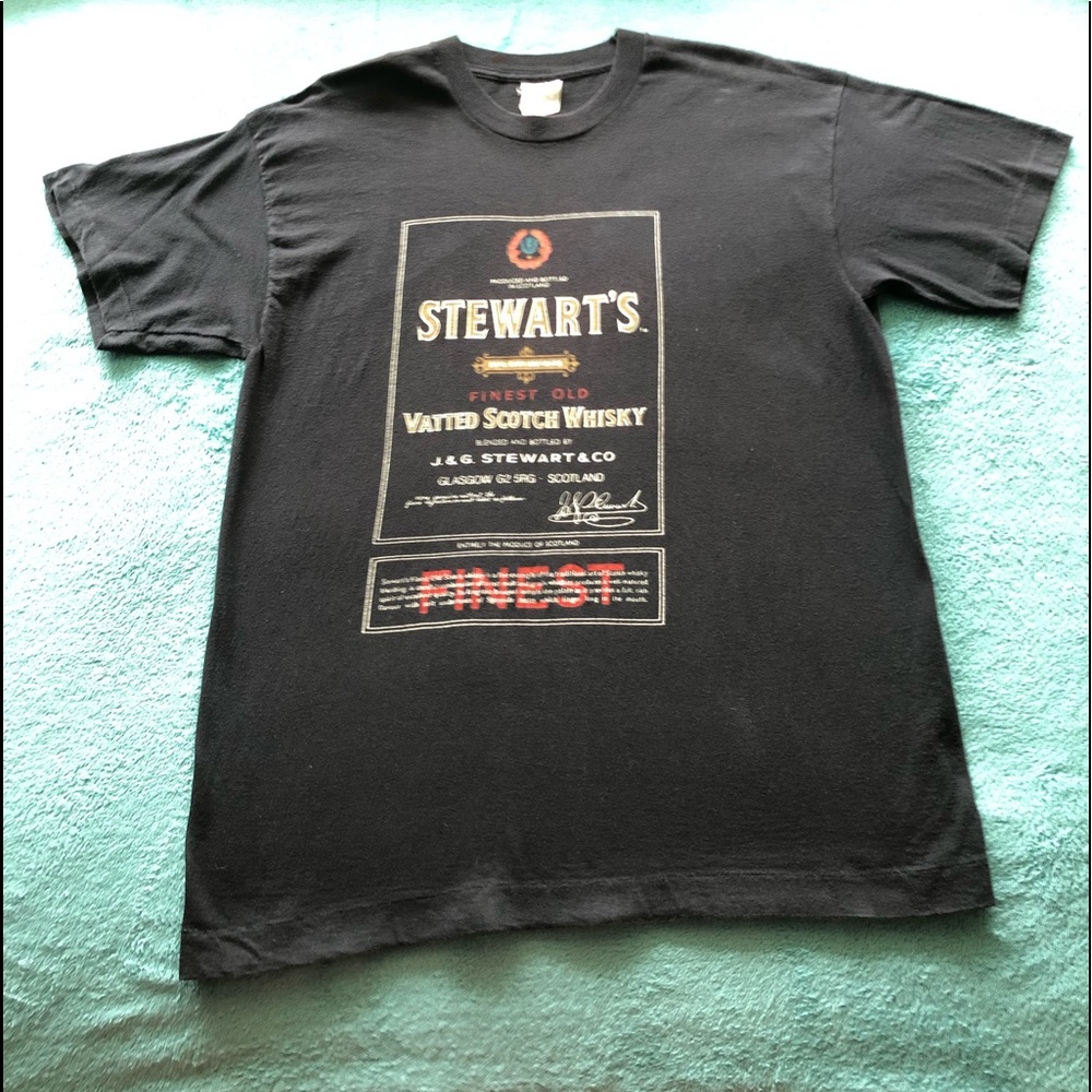 Vintage Single Stitch Stewart’s Whiskey T-Shirt